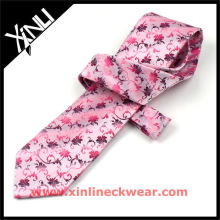 Nueva moda Pink Silk Ties